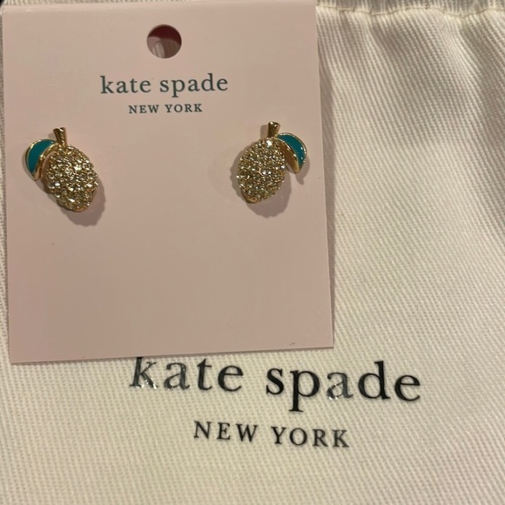 Kate Spade pear earrings